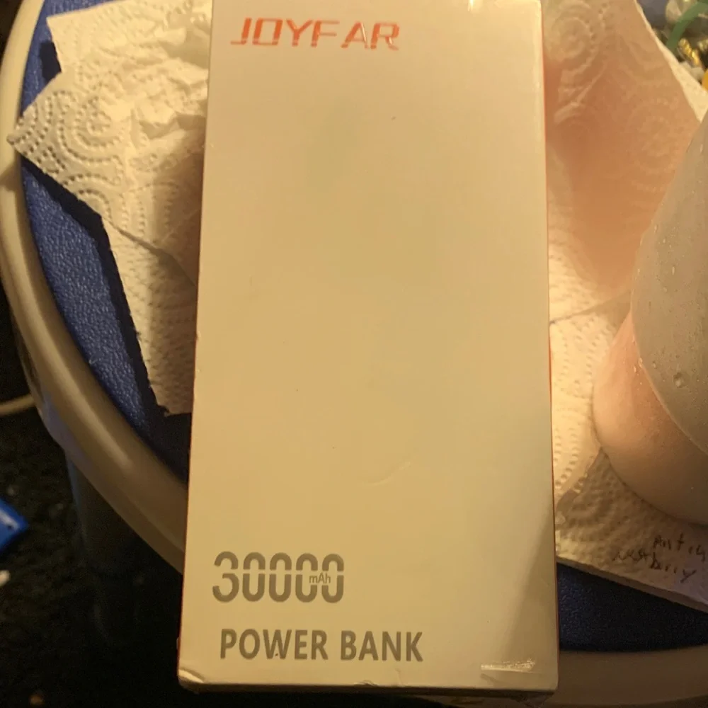 Joyfar Black Power Bank Power Charger 30000mAh